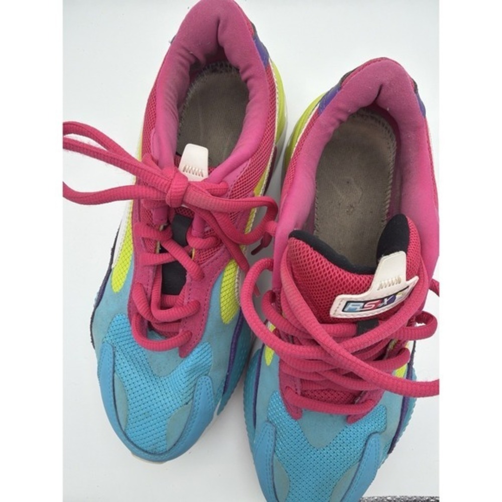 Puma RS-X Women's Sneakers Size 9.5 Multicolor Pink Teal Purple Chunky. 1604 - Picture 3 of 9